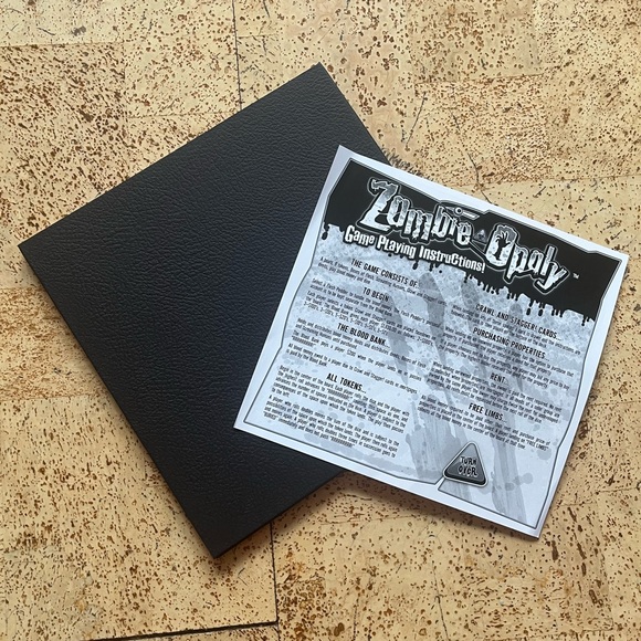 Zombie Opoly Monopoly A Killer Board Game Where Fun Never Dies!NEW OPEN BOX Rare - Picture 3 of 8